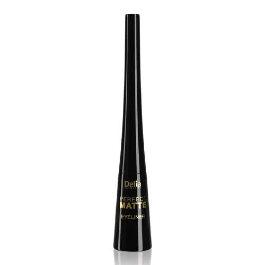 Рідка матова підводка для очей Delia Perfect Matte Eyeliner Black чорна 4 мл