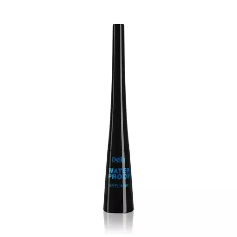 Рідка матова підводка для очей водостійка Delia Waterproof Eyeliner Black чорна 4 мл