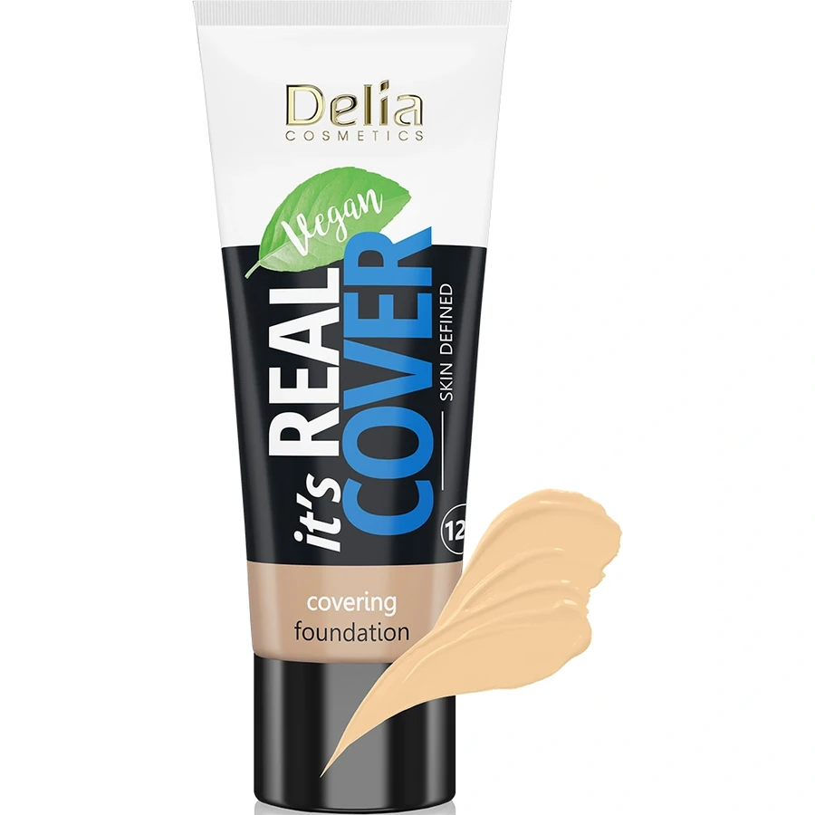 Тональний крем Delia Real Cover Tonal Cream №202 Beige бежевий 30 мл