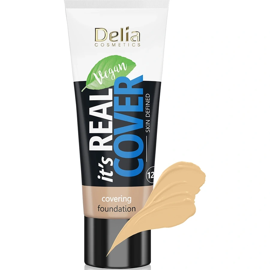 Тональний крем Delia Real Cover Tonal Cream №204 Frappe фраппе 30 мл