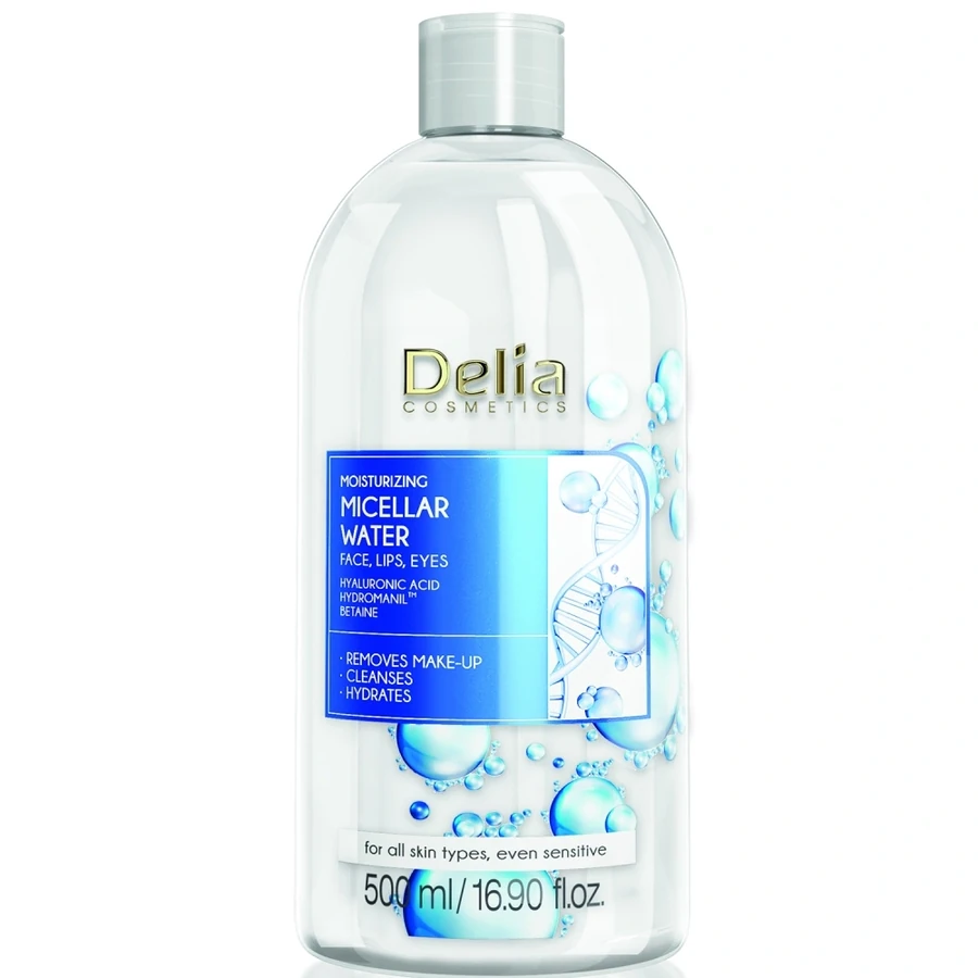 Міцелярна вода з гіалуроновою кислотою Delia Hialuron Micellar Water 500 мл