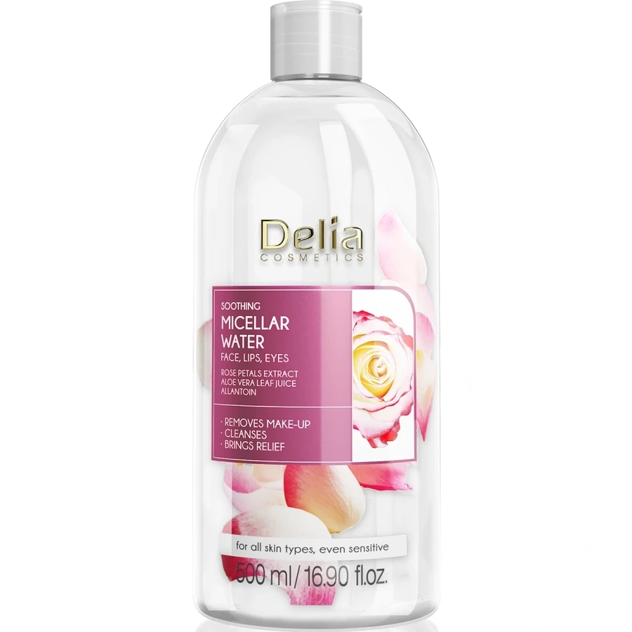 Міцелярна вода з екстрактом пелюстків троянд Delia Rose Petals Extract Micellar Water 500 мл