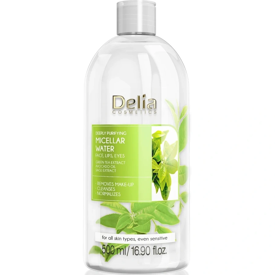 Міцелярна вода з екстрактом зеленого чаю Delia Green Tea Extract Micellar Water 500 мл