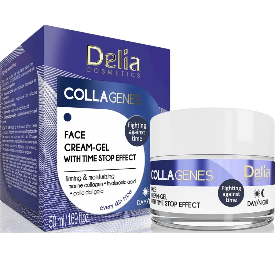 Антивіковий крем-гель із колагеном Delia Collagenes Firming Cream With Collagen 50 мл