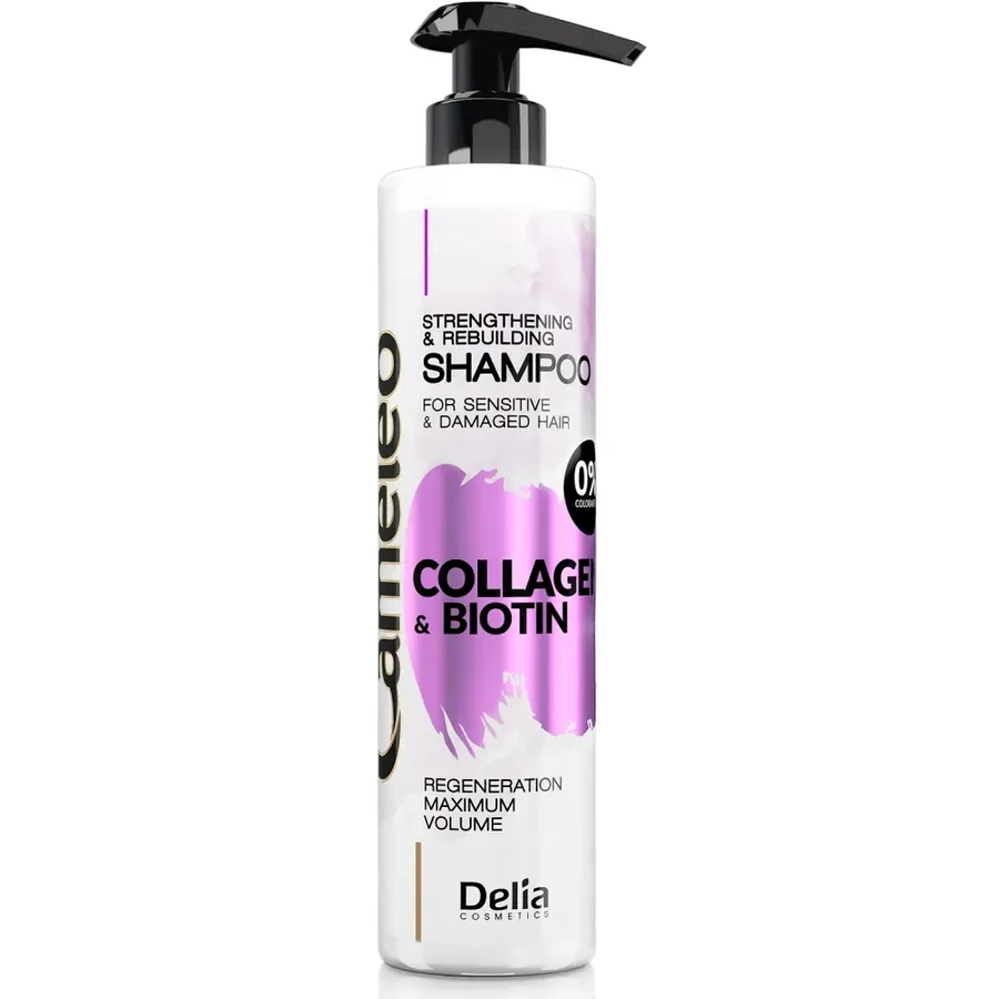 Шампунь колаген та біотин Delia Cameleo Collagen & Biotin Shampoo 250 мл