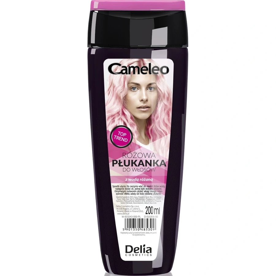 Відтінковий ополіскувач для волосся Delia Cameleo Hair Colouring Toner Pink рожевий 200 мл
