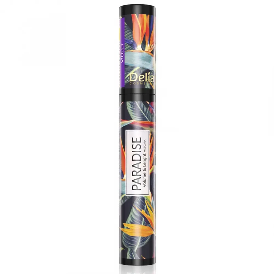 Туш для вій Delia Paradise Volume & Lenght Mascara Violet 12мол фіолетова