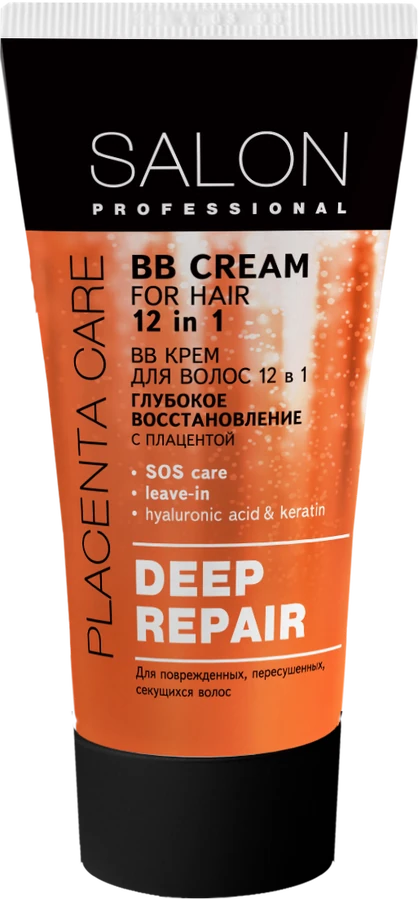 BB-крем для волосся 12 в 1 Глибоке відновлення Salon Professional BB Cream for Hair 12 in 1 Deep Repair 30 мл
