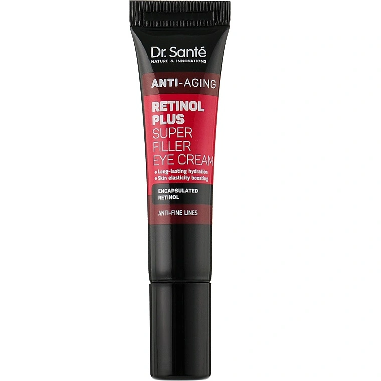 Супер-філлер крем для зони навколо очей Dr.Sante Retinol Plus Super Filler Eye Cream 15 мл
