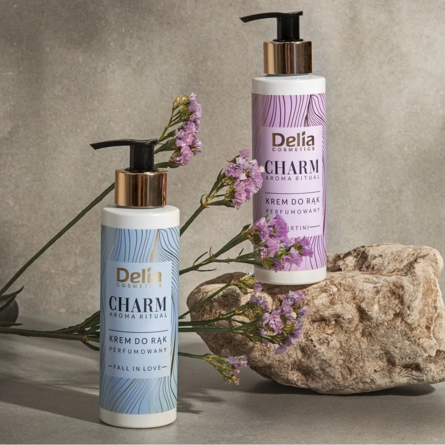 Крем для рук Delia Charm Hand Care Cream Fall In Love аромат: фруктовий, деревний, ваніль, фрезія, пачулі 200 мл