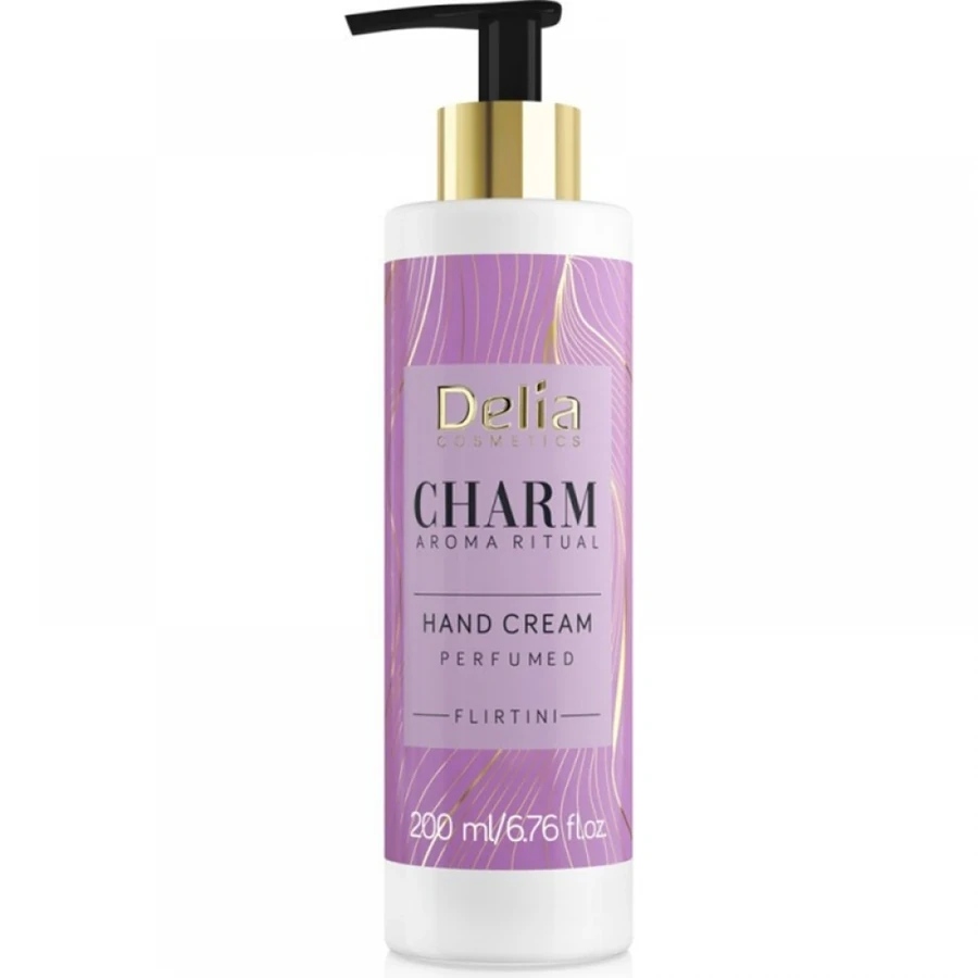 Крем для рук Delia Charm Hand Care Cream Flirtini аромат: цитрусовий, деревний, ваніль, квітковий 200 мл