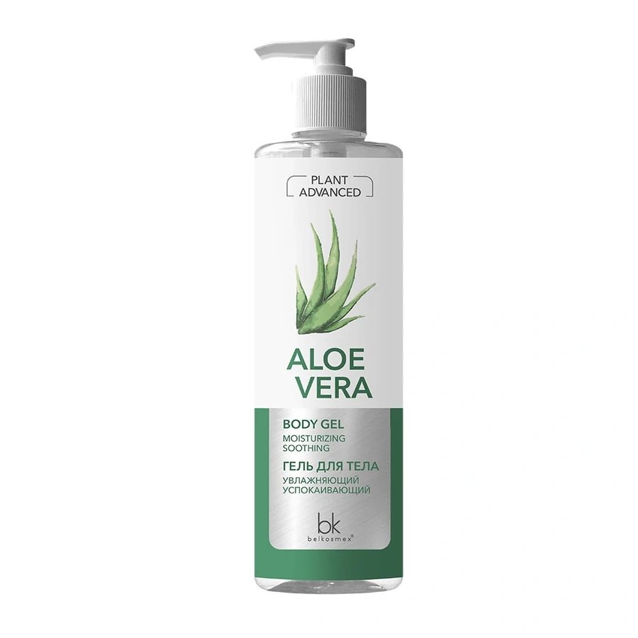 Гель для тіла зволожуючий заспокійливий Белкосмекс Aloe Vera Body Gel Moisturizing Soothing Алое 490 г
