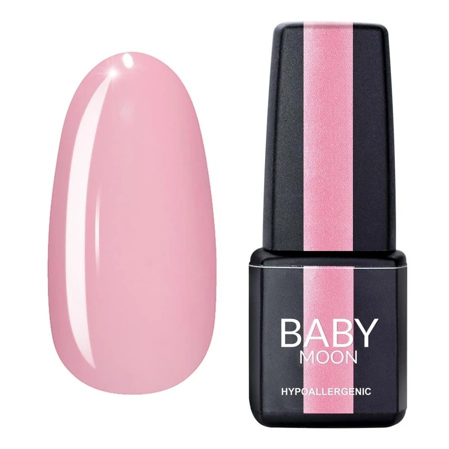 Гель-лак BABY MOON Dolce Rose Gel Polish №006 ніжно-рожевий, емаль 6 мл