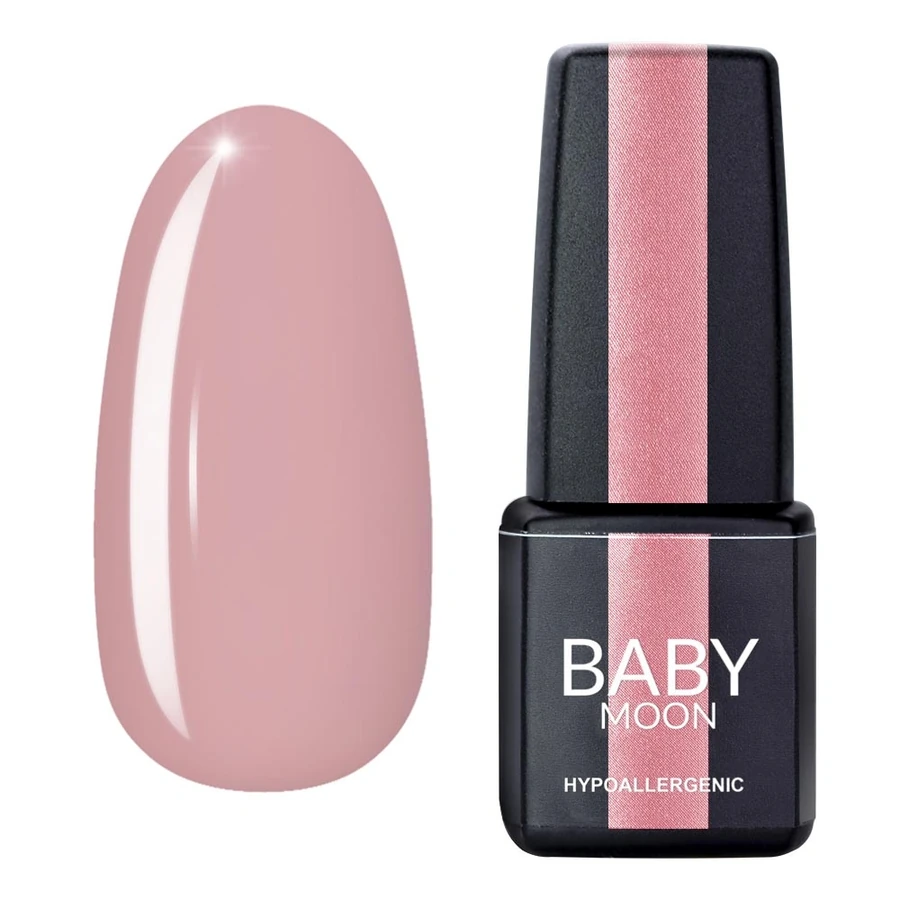 Гель-лак BABY MOON Dolce Rose Gel Polish №008 рожевий пудровий, емаль 6 мл