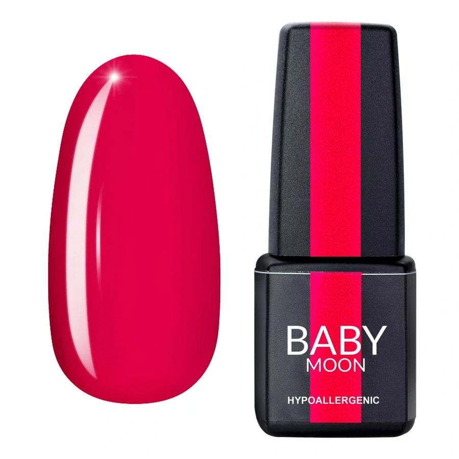 Гель-лак BABY MOON Dolce Rose Gel Polish №022 рожево-червоний, емаль 6 мл