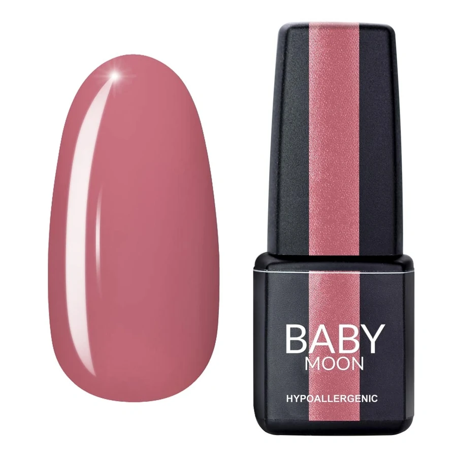 Гель-лак BABY MOON Lilac Train Gel Polish №005 пилова троянда, емаль 6 мл