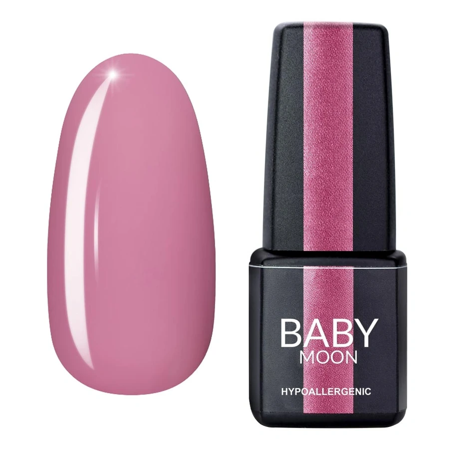 Гель-лак BABY MOON Lilac Train Gel Polish №006 вінтажний рожевий, емаль 6 мл