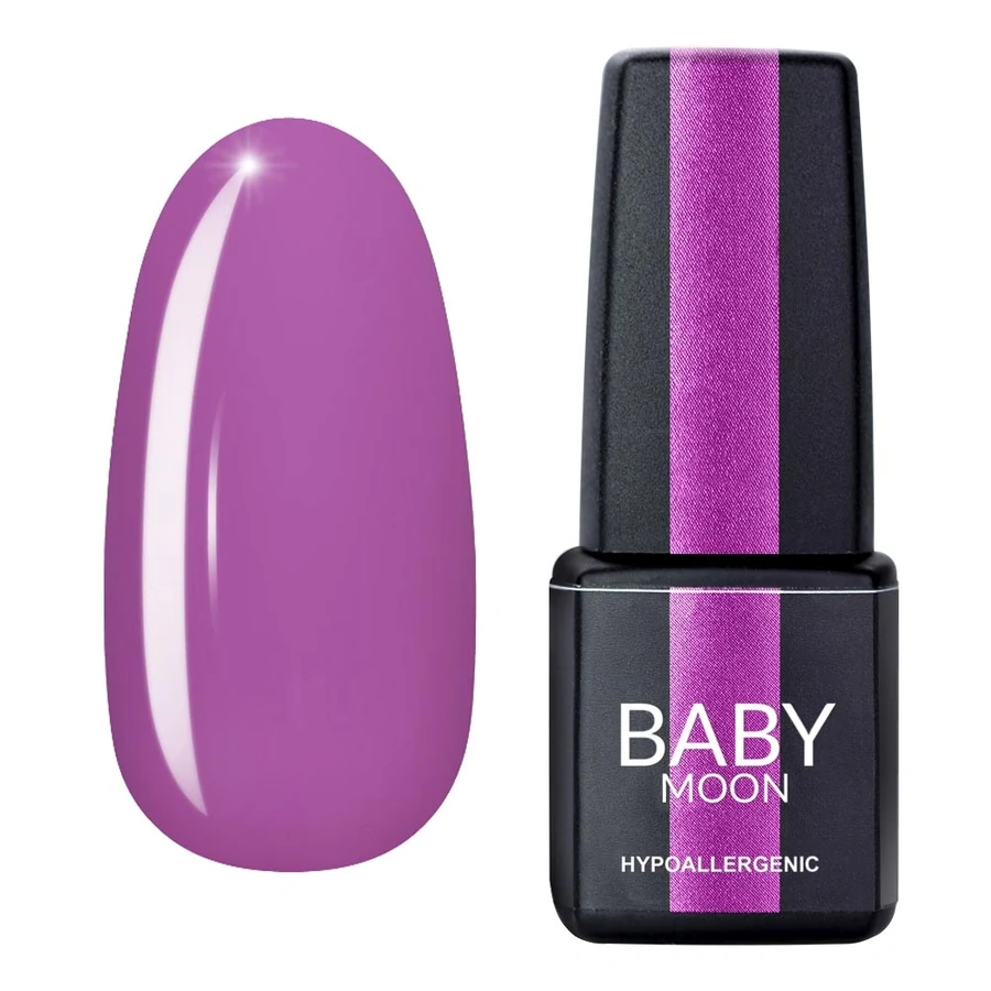 Гель-лак BABY MOON Lilac Train Gel Polish №010 фіолетовий кварц, емаль 6 мл