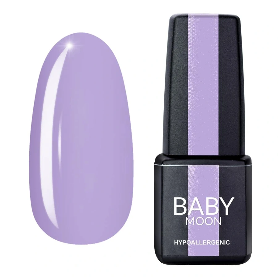 Гель-лак BABY MOON Lilac Train Gel Polish №015 чистий бузковий, емаль 6 мл