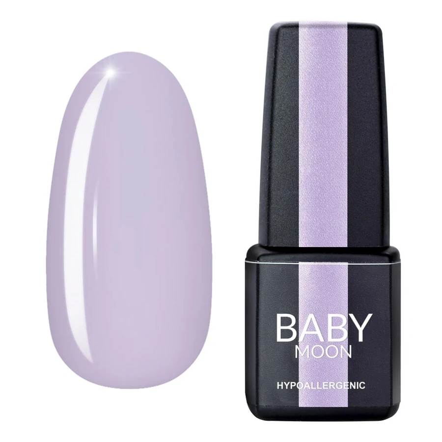 Гель-лак BABY MOON Lilac Train Gel Polish №018 молочно-бузковий, емаль 6 мл