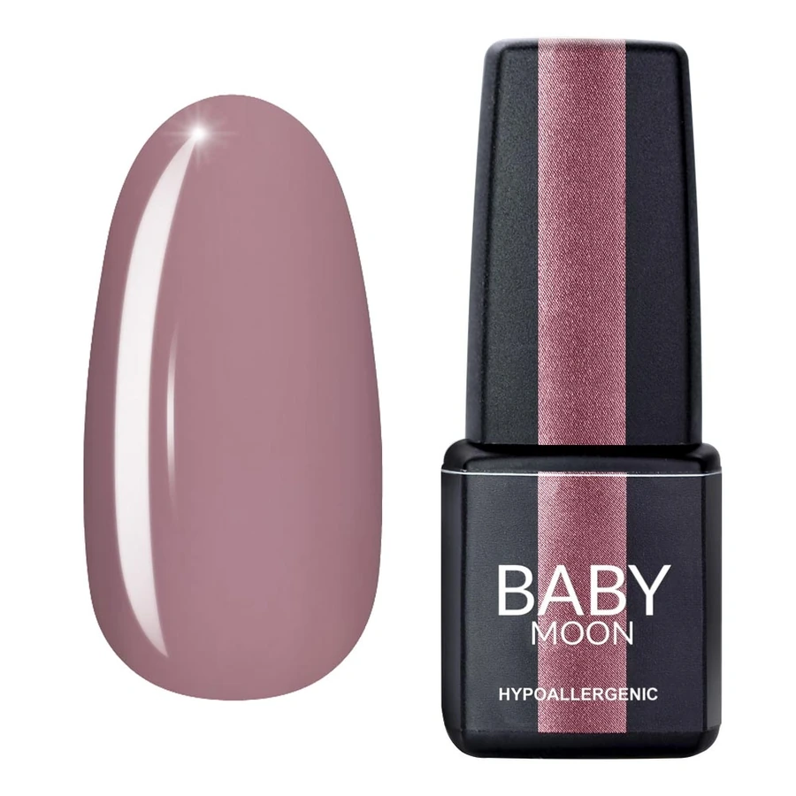 Гель-лак BABY MOON Lilac Train Gel Polish №023 холодний пурпурово-рожевий, емаль 6 мл