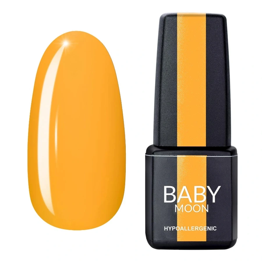Гель-лак BABY MOON Sunny Solo Gel Polish №004 шафрановий, емаль 6 мл