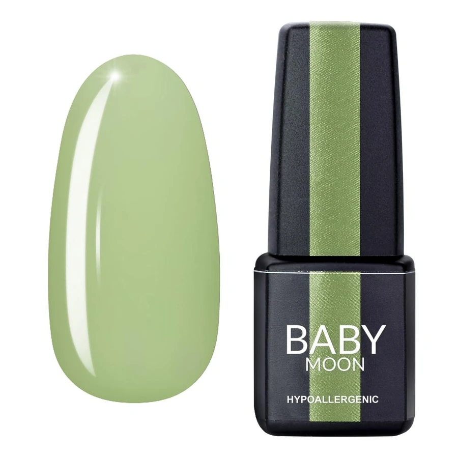 Гель-лак BABY MOON Green Sea Gel Polish №010 фісташковий, емаль 6 мл