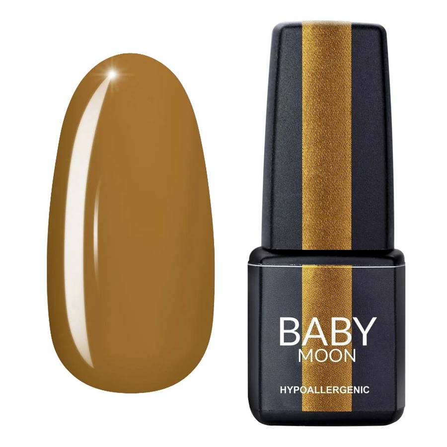 Гель-лак BABY MOON Green Sea Gel Polish №011 гірчичний, емаль 6 мл
