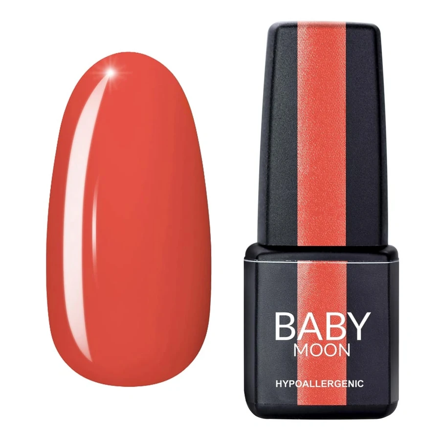 Гель-лак BABY MOON Red Chic Gel Polish №010 імбірний, емаль 6 мл