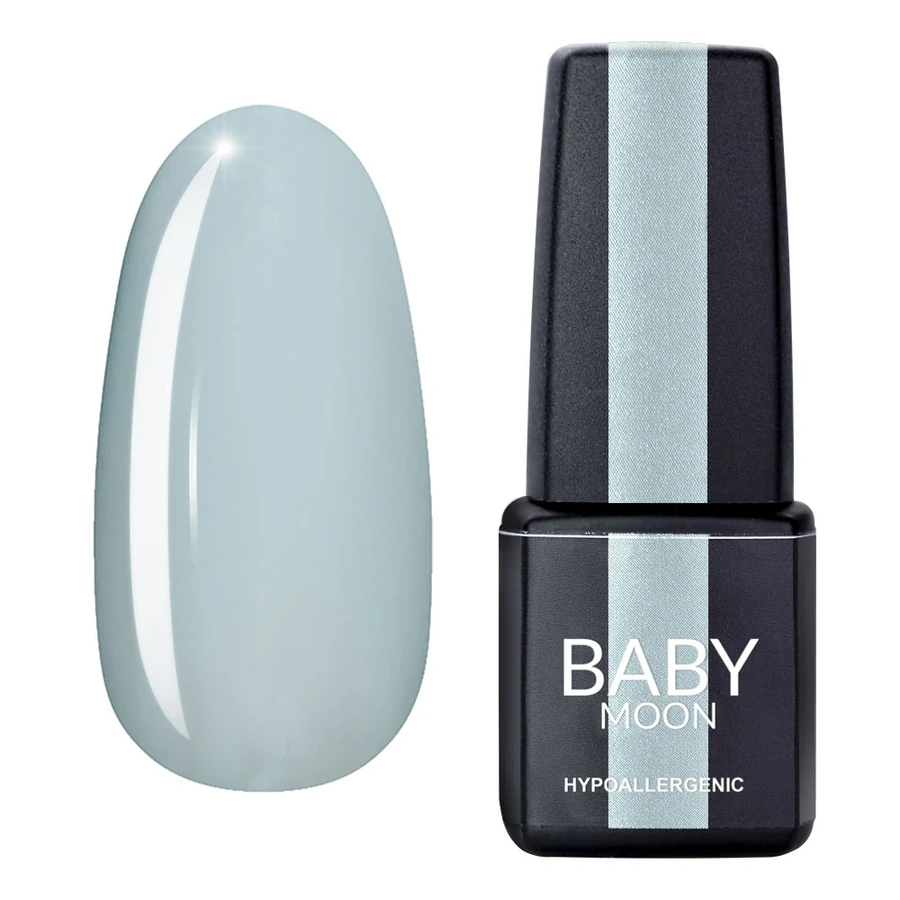 Гель-лак BABY MOON Cold Ocean Gel Polish №001 біло-блакитний, емаль 6 мл