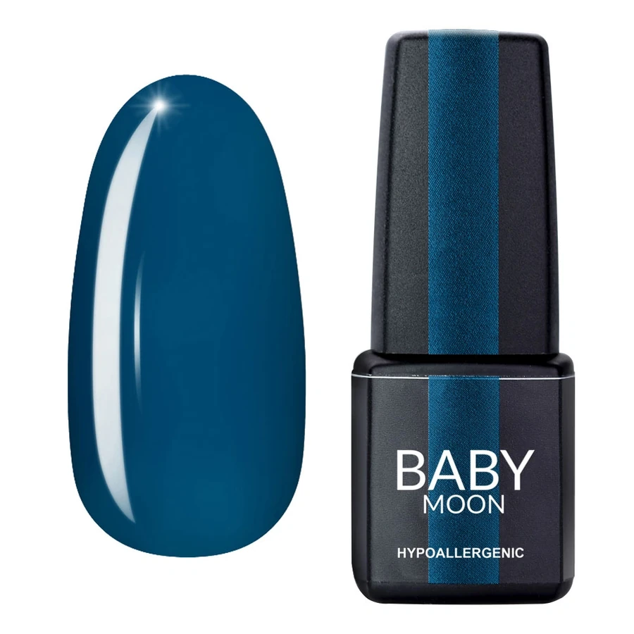 Гель-лак BABY MOON Cold Ocean Gel Polish №004 темно-бірюзовий, емаль 6 мл