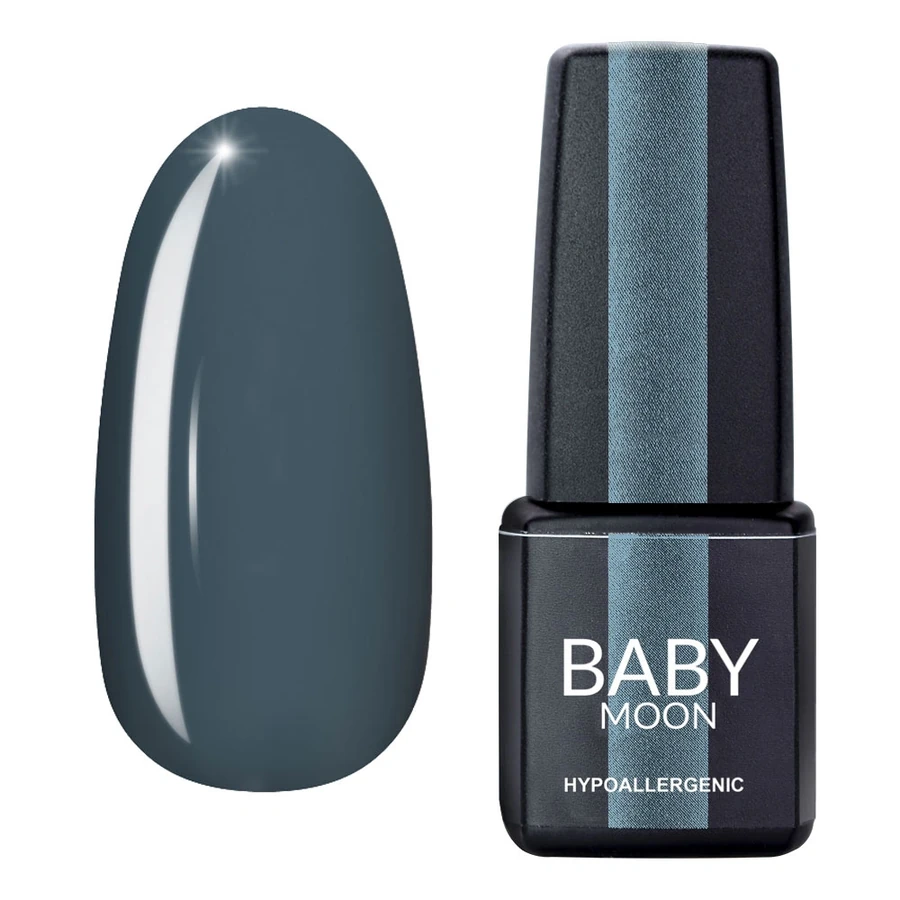 Гель-лак BABY MOON Cold Ocean Gel Polish №007 сірий, емаль 6 мл