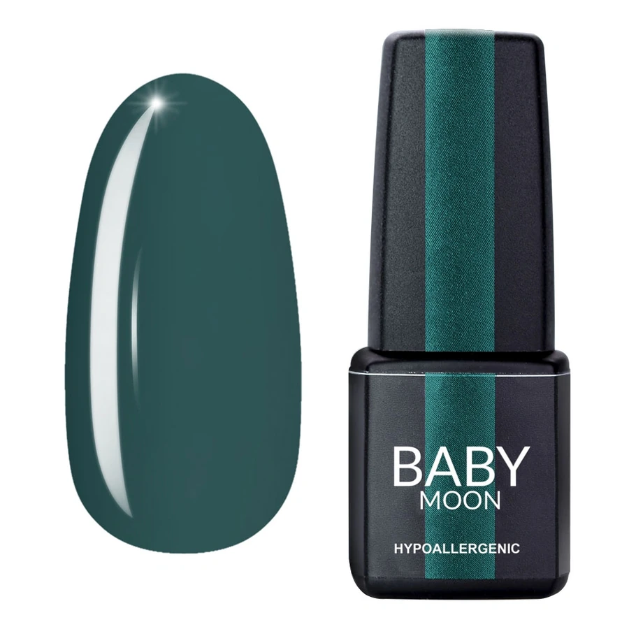 Гель-лак BABY MOON Cold Ocean Gel Polish №008 полин темний, емаль 6 мл