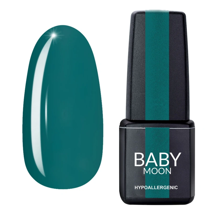 Гель-лак BABY MOON Cold Ocean Gel Polish №009 м`ятно-бірюзовий, емаль 6 мл