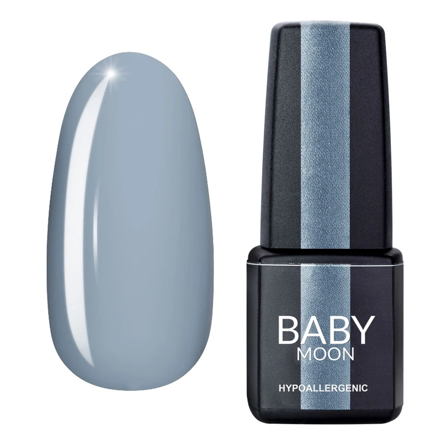 Гель-лак BABY MOON Cold Ocean Gel Polish №010 блакитна сталь, емаль 6 мл