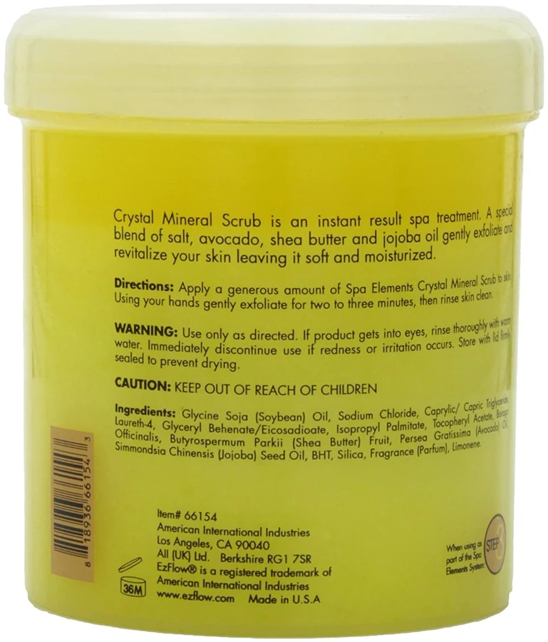 Відлущуючий скраб з мінералами солі EzFlow Crystal Mineral Scrub крок 2 1,64 кг
