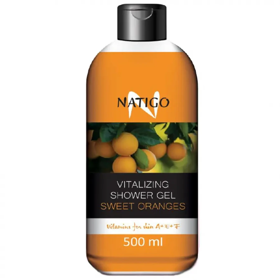 Гель для душу, що відновлює Солодкий апельсин Natigo Vitalizing Shower Gel Sweer Oranges 500 мл