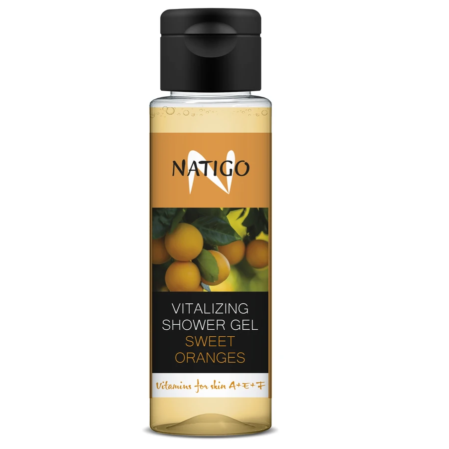 Гель для душу, що відновлює Солодкий апельсин Natigo Vitalizing Shower Gel Sweer Oranges 100 мл