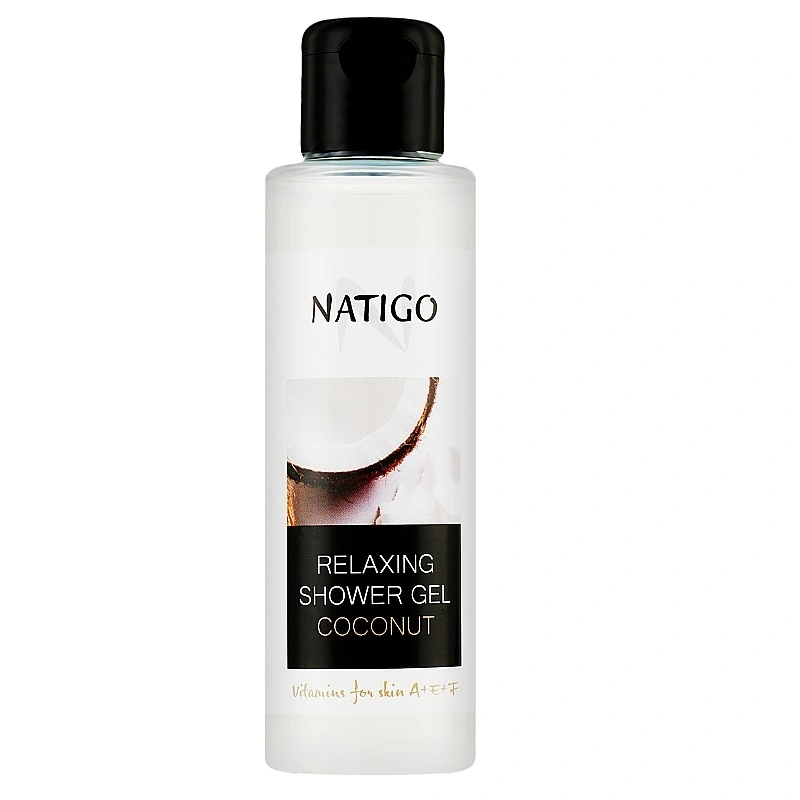 Гель для душу розслаблюючий Кокос Natigo Relaxing Shower Gel Coconut 100 мл
