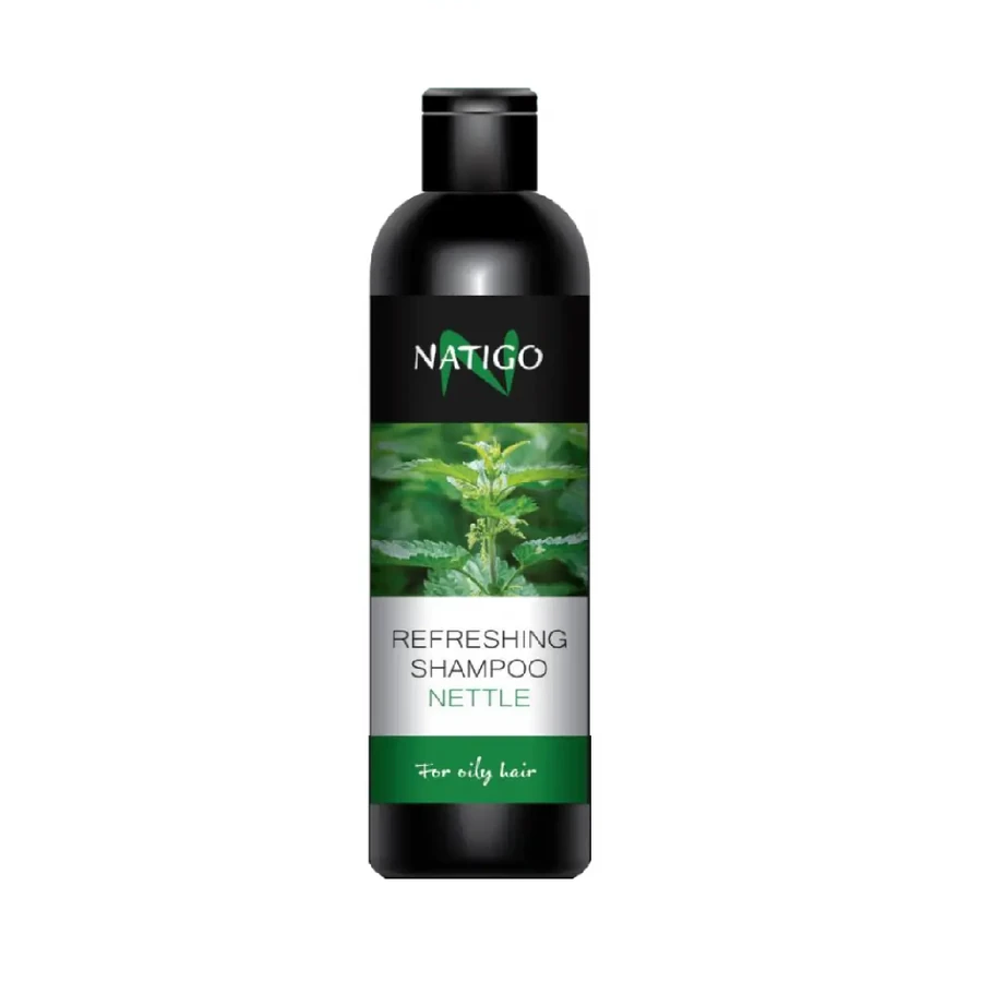 Шампунь для жирного волосся освіжаючий Кропива Natigo Refreshing Shampoo Nettle 100 мл