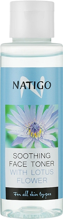 Тонік для обличчя з квіткою лотоса Natigo Soothing Face Toner with Lotus Flower 100 мл