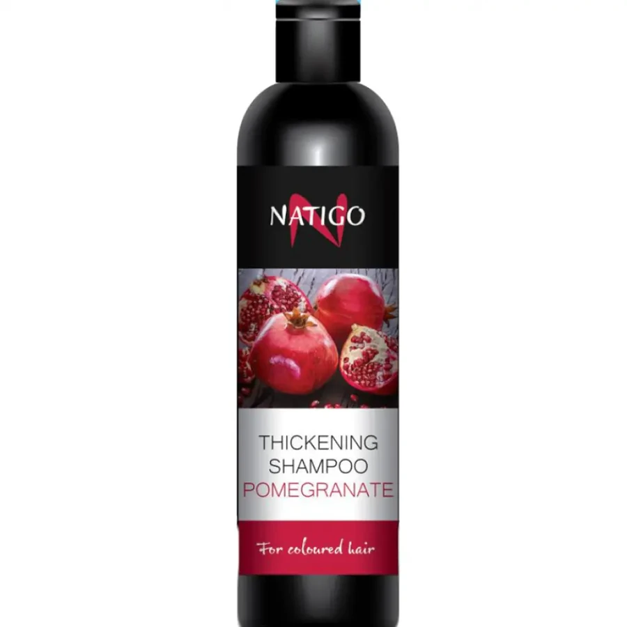 Шампунь для фарбованого волосся, що зміцнює Гранат Natigo Thickening Shampoo Pomegranate 300 мл