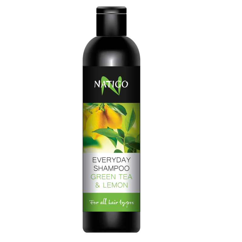 Шампунь щоденний догляд Зелений чай та лимон Natigo Everyday Shampoo Green Tea & Lemon 300 мл
