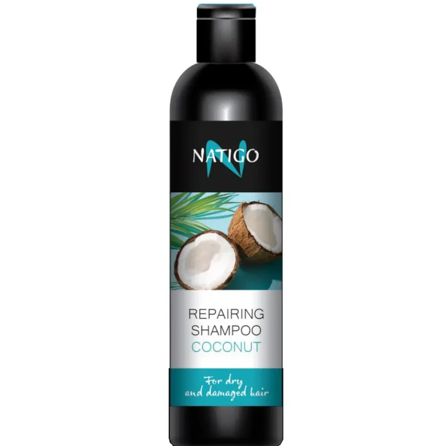 Шампунь для сухого та пошкодженого волосся Natigo Repairing Shampoo Coconut Кокос 300 мл