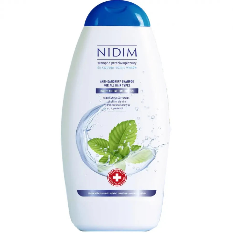 Шампунь проти лупи для всіх типів волосся М`ята Natigo Nidim Anti-Dandruff Shampoo for All Hair Types Mint 750 мл