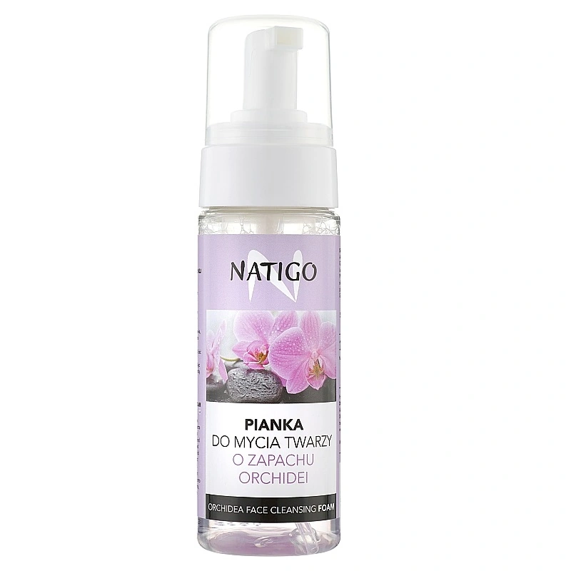 Пінка для вмивання Очищаюча орхідея Natigo Foam for Face Washing Cleansing Orchid 150 мл