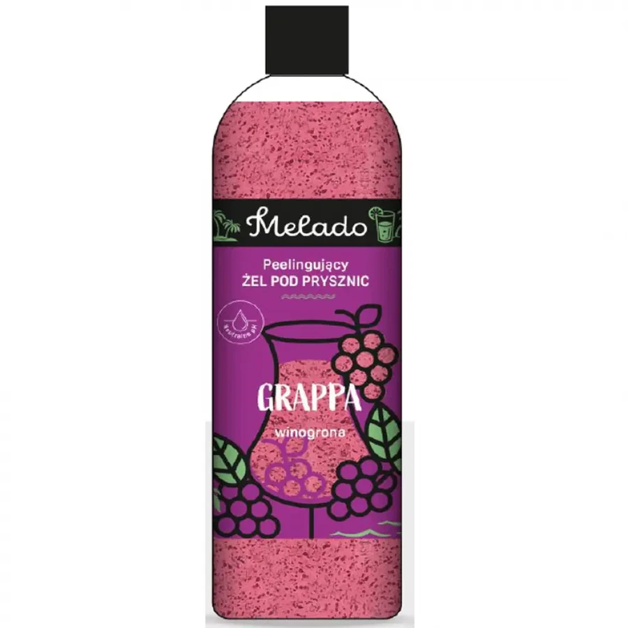 Гель для душу з легким скрабом Граппа Melado Shower Gel - Light Scrub Grape 500 мл