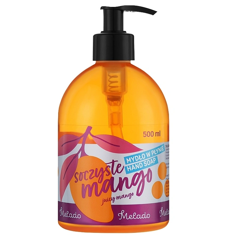 Рідке мило для рук Соковите манго Melado Hand Soap Juicy Mango 500 мл