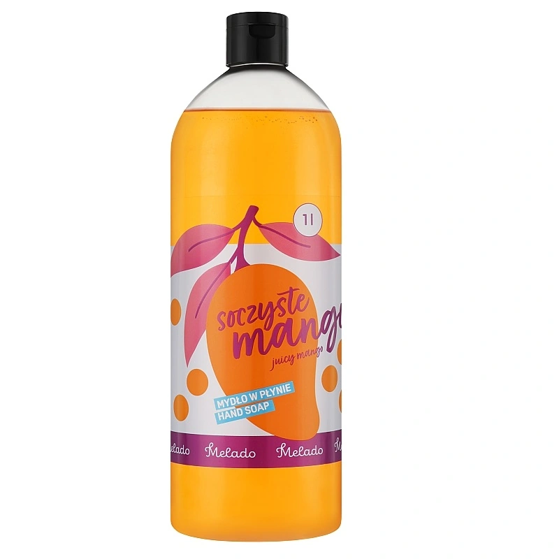 Рідке мило для рук Соковите манго Melado Hand Soap Juicy Mango 1000 мл