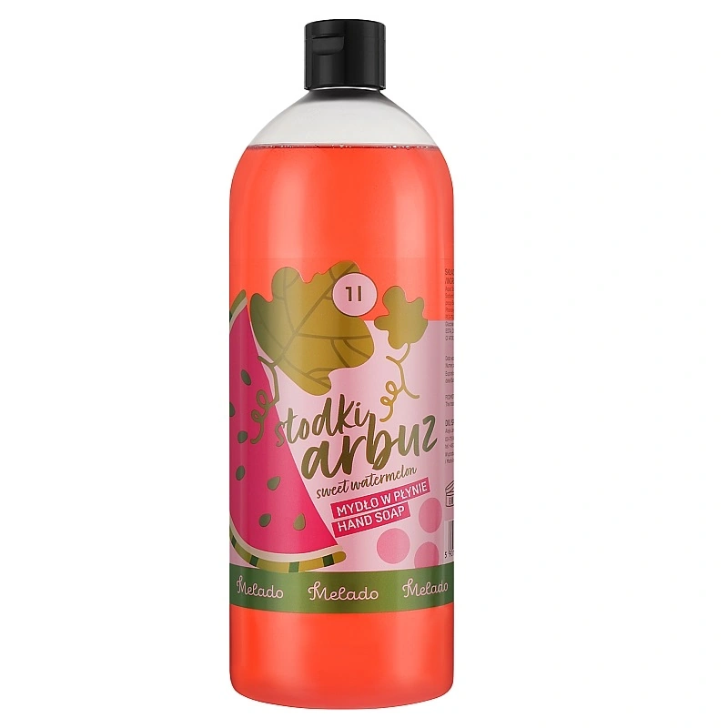 Рідке мило для рук солодкий кавун Melado Hand Soap Sweet Watermelon 1000 мл